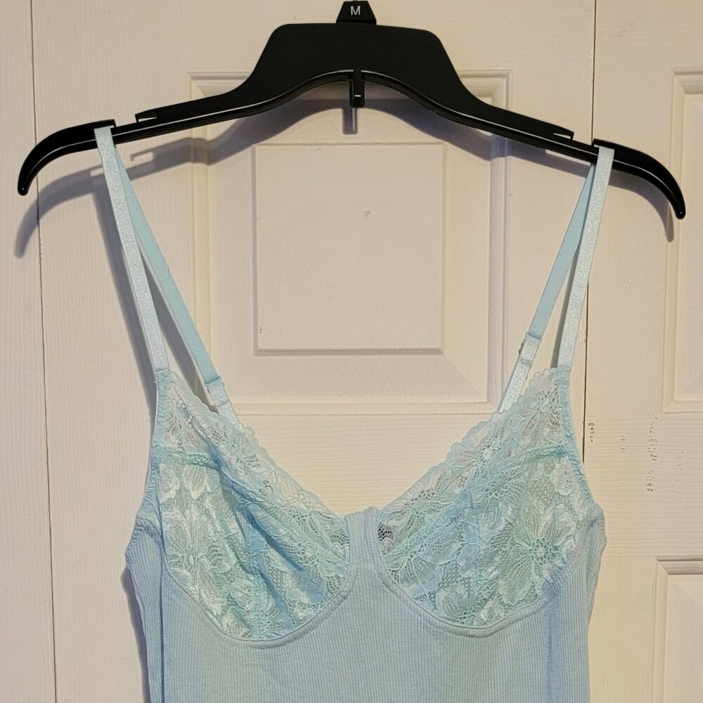 Adore Me "Aliyah" Three-Piece Lace Cupped Nightgown, Medium